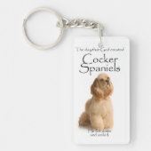 Cocker Spaniel Schlüsselanhänger (Vorderseite)