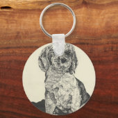 Cocker Spaniel Schlüsselanhänger (Vorderseite)