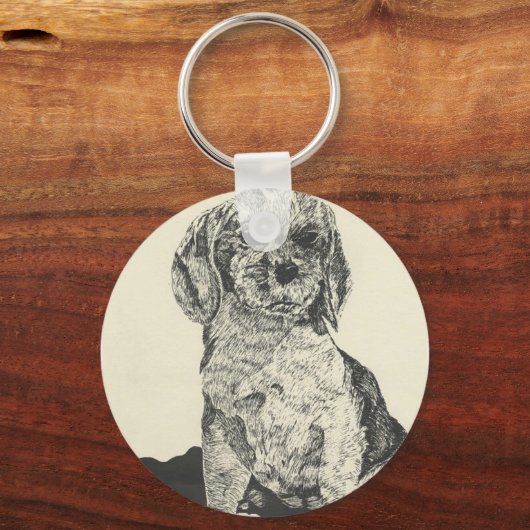 Cocker Spaniel Schlüsselanhänger (Vorderseite)