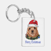 Cocker Spaniel Schlüsselanhänger (Vorderseite links)