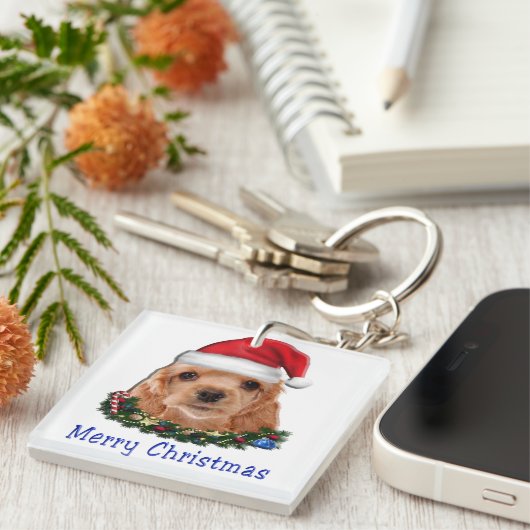 Cocker Spaniel Schlüsselanhänger (Vorderseite rechts)