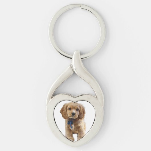 Cocker Spaniel Schlüsselanhänger (Vorderseite)