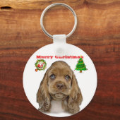 Cocker Spaniel Schlüsselanhänger (Vorderseite)