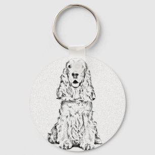 Cocker spaniel schlüsselanhänger