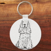 Cocker Spaniel Schlüsselanhänger (Vorderseite)