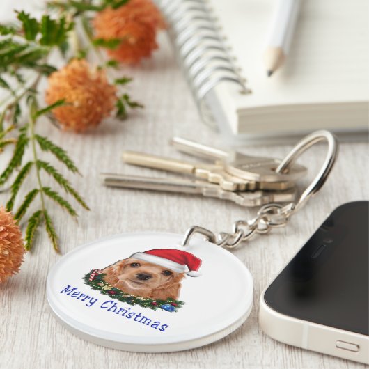 Cocker Spaniel Schlüsselanhänger (Vorderseite rechts)