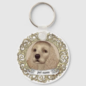 Cocker Spaniel Schlüsselanhänger (Vorderseite)