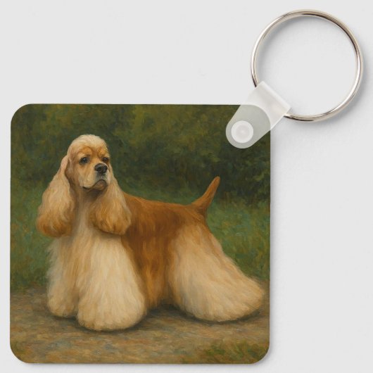 Cocker Spaniel Schlüsselanhänger (Rückseite)