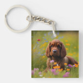 Cocker Spaniel Schlüsselanhänger (Vorderseite)