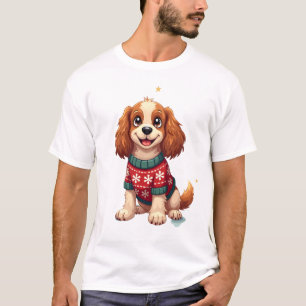 Cocker Spaniel Schneeflocke Glow T-Shirt