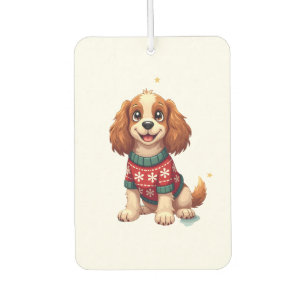 Cocker Spaniel Schneeflockenglanz Autolufterfrischer