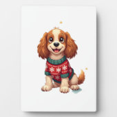 Cocker Spaniel Schneeflockenglanz Fotoplatte (Vorderseite)