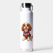 Cocker Spaniel Schneeflockenglanz Trinkflasche (Vorne)