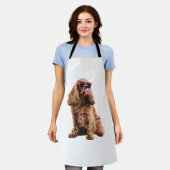 Cocker Spaniel Schürze (Getragen)
