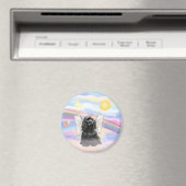 Cocker Spaniel - schwarz Magnet (In Situ (Geschirrspüler))