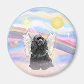 Cocker Spaniel - schwarz Magnet (Vorne)