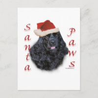 Cocker Spaniel (schwarz) Santa Paws