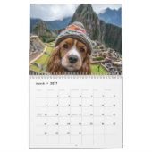 Cocker Spaniel-Selfie-Tour - Reise-Kalender Kalender (Mär 2027)