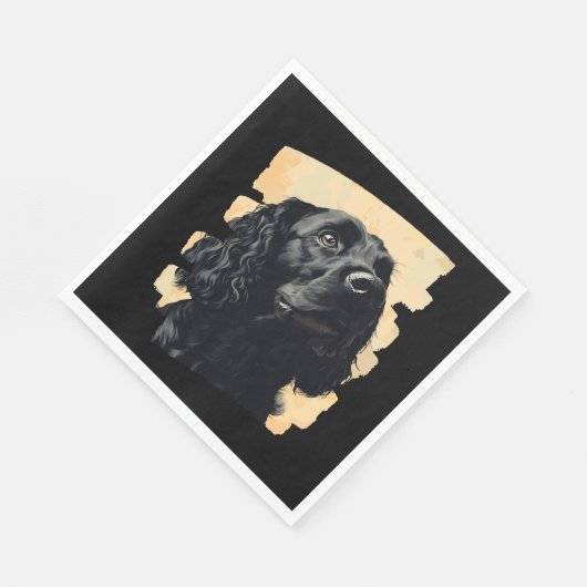 Cocker Spaniel Serviette (Ecke)