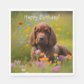 Cocker Spaniel Serviette (Vorderseite)