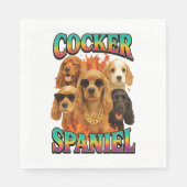 Cocker Spaniel Serviette (Vorderseite)