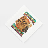 Cocker Spaniel Serviette (Ecke)