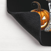 Cocker Spaniel Skelett Jack O Lantern Lustiger Hun Mousepad (Ecke)