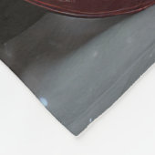 Cocker Spaniel Snowy Sleigh Weihnachtsdekor Fleecedecke (Ecke)