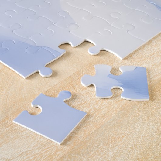 Cocker Spaniel Snowy Village Christmas Art Puzzle (Seite)