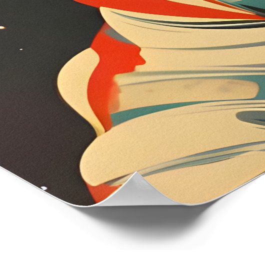 Cocker Spaniel Spaniel Astronaut Poster, Cocker Poster (Ecke)