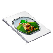 Cocker Spaniel St Patricks Day Notizblock (Rechte Seite)