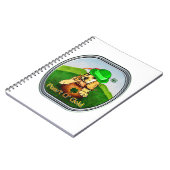 Cocker Spaniel St Patricks Day Notizblock (Linke Seite)