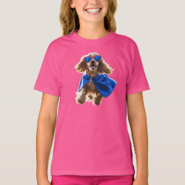 Cocker Spaniel Superhero Kid's T - Shirt