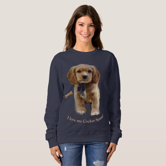 Cocker Spaniel Sweatshirt (Vorne ganz)
