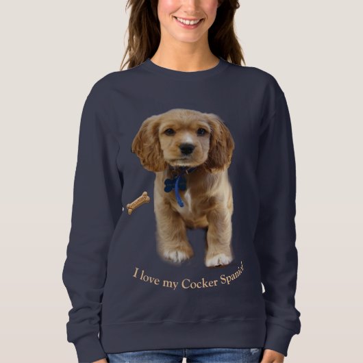 Cocker Spaniel Sweatshirt (Vorderseite)
