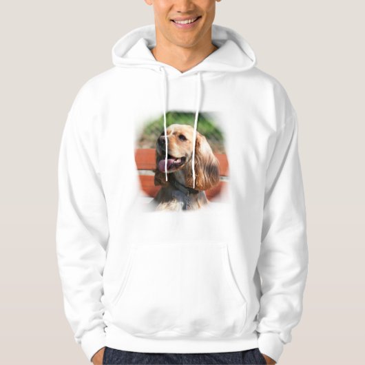 Cocker spaniel-Sweatshirt Hoodie (Vorderseite)