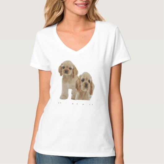 Cocker-Spaniel-T - Shirt (Vorderseite)