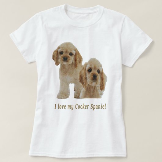 Cocker Spaniel T-Shirt (Design vorne)