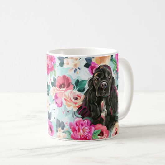 Cocker spaniel Tasse (VorderseiteRechts)