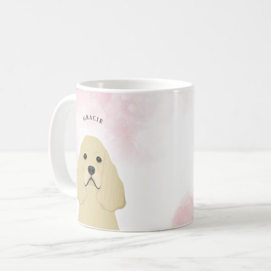 Cocker Spaniel Tasse (Vorderseite Links)