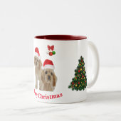 Cocker-Spaniel-Tasse Zweifarbige Tasse (VorderseiteRechts)