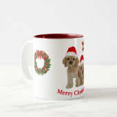 Cocker-Spaniel-Tasse Zweifarbige Tasse (Vorderseite Links)