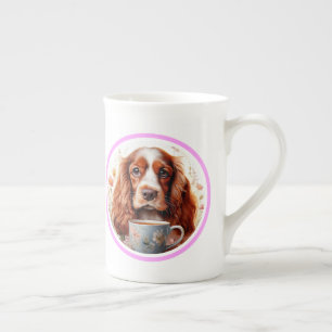 Cocker Spaniel Tee  Porzellantasse