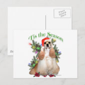 Cocker Spaniel "Tis Postkarte (Vorne/Hinten)