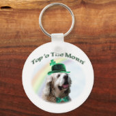 Cocker Spaniel Top of the Morn'; St. Patrick's Day Schlüsselanhänger (Vorderseite)