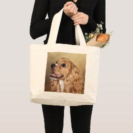 Cocker Spaniel Tote Bag Jumbo Stoffbeutel