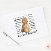 Cocker Spaniel Traits Stickers (Umschlag)