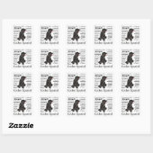 Cocker Spaniel Traits Stickers (Blatt)
