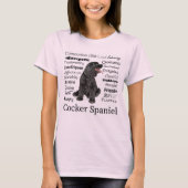 Cocker Spaniel Traits T - Shirt (Vorderseite)