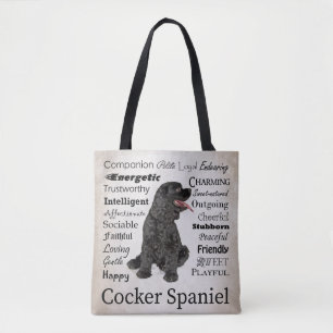 Cocker Spaniel Traits Tasche